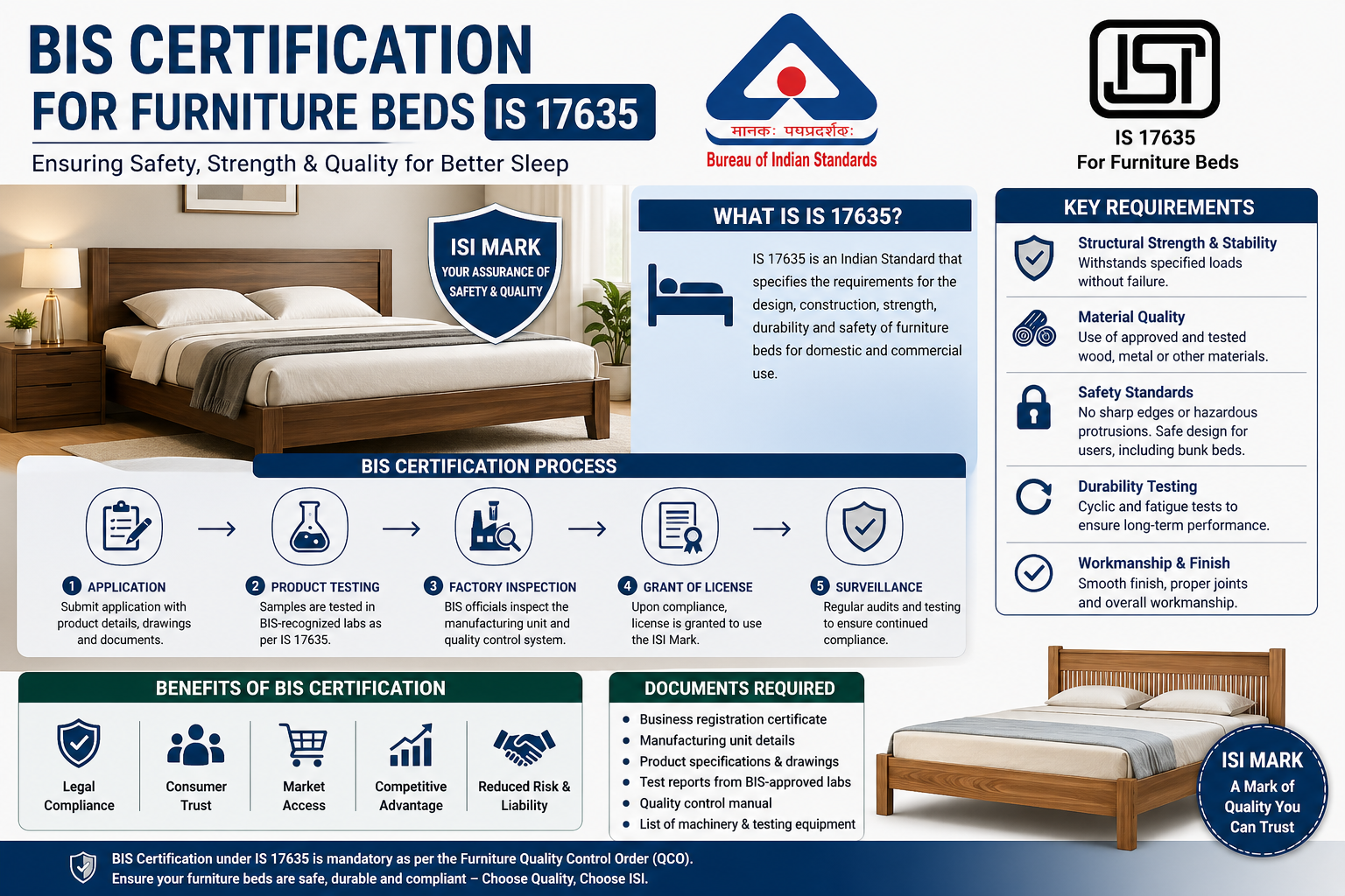 BIS Certification for Furniture Beds