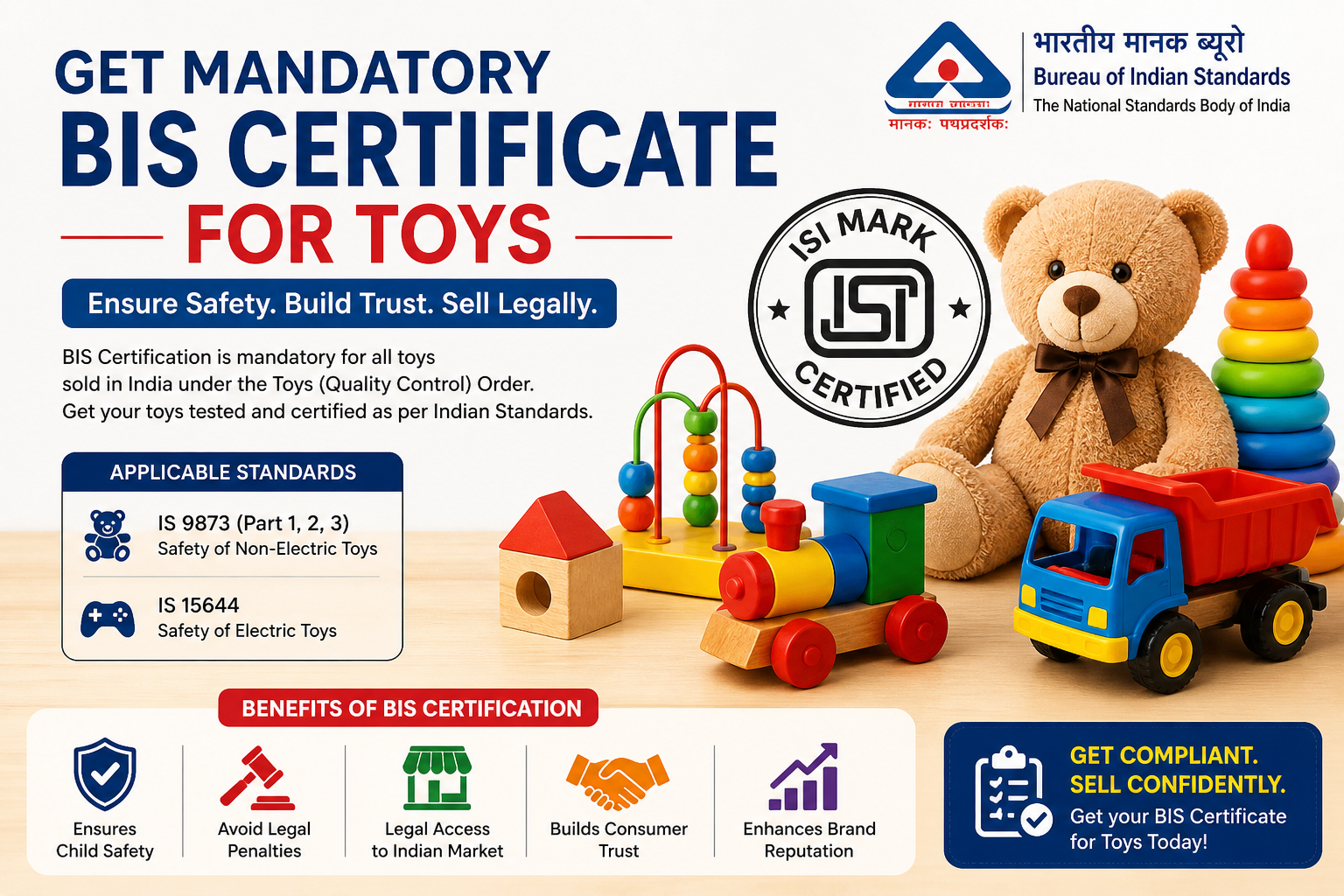 BIS Certification for Toys is Mandatory
