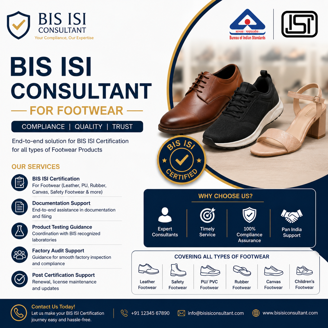 BIS ISI consultant For Footwear